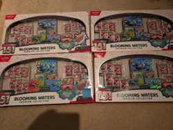 LOT OF 4 Pokemon 151 Blooming Waters Premium Collection SEALED - Image 1