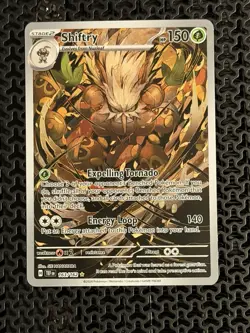 Pokemon Shiftry 163/162 SV05: Temporal Forces Illustration Rare NM - Image 1