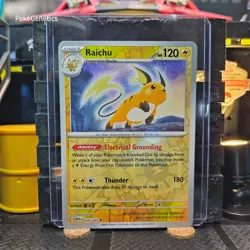Raichu 151 Reverse Holo Pokemon TCG 026/165 Scarlet & Violet Rare - Image 1