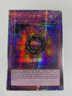 Ring of Destruction (Quarter Century Secret Rare) RA04-EN119 1st Ed NM Yugioh - Image 1
