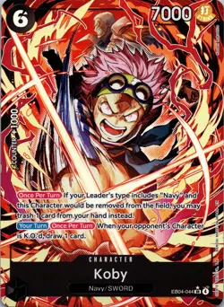 ONE PIECE Koby EB04-044 SR ALT Adventure on Kami's Island Foil ENG - Image 1