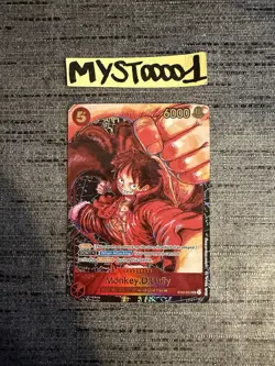 Carte One Piece Monkey.D.Luffy ST01-012 SR Alt Art Awakening Of New Era English - Image 1