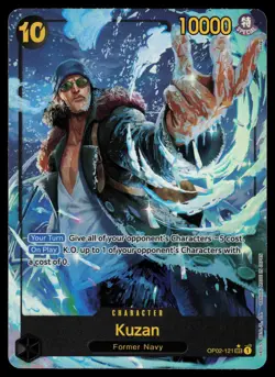 Kuzan (Alt Art) OP02-121 - One Piece The Best - Secret Rare (NM) - Image 1