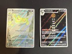 Pokemon Black Bolt And White Flare Promo Card Gothitelle 211 and Reuniclus 212 - Image 1