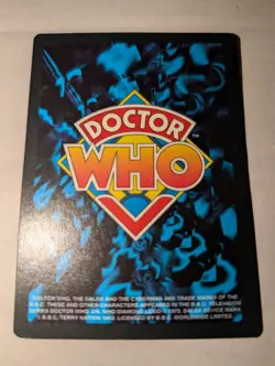 Warning - Doctor Who - Collectible Card Game - CCG - Image 2