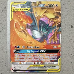 Pokemon Moltres&Zapdos&Articuno GX TAG TEAM Ultra Rare Holo 44/68 Hidden Fates - Image 1
