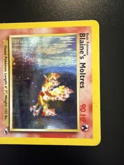 Blaine's Moltres Gym Heroes Holo Rare 11/132 Pokemon - Image 3