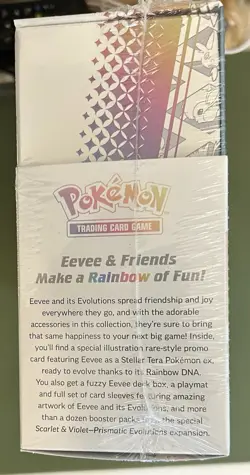 Pokemon Scarlet & Violet Prismatic Evolutions Super Premium Collection Box Eevee - Image 4