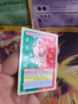 Pokemon Karte Card Topsun blue back 1995 bandai japanese Pidgeot Tauboss NM - Image 3
