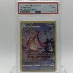 Pokemon TCG Silver Tempest Milotic Full Art #TG02 PSA 9 MINT - Image 1