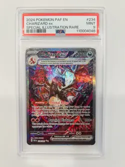 Pokemon Charizard ex 234/091 Paldean Fates Special Illustration Holo PSA 9 - Image 1