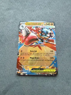 Mega Lucario Ex 113/217 Pokemon TCG Ascended Heroes English Pack Fresh NM/Mint - Image 1
