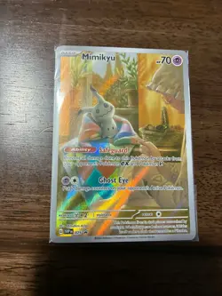 Pokemon TCG Mimikyu 075 SVP Scarlet & Violet Promo Holo Sealed Mint - Image 1