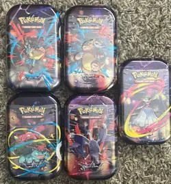 Pokemon Mega Evolution Mini Tin Complete Set of 5 New Sealed 🔥 2026 🔥 - Image 1