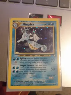 Pokemon TCG - Kingdra - 8/111 - Holo - Rare - Neo Genesis Unlimited [Heavy Play] - Image 1