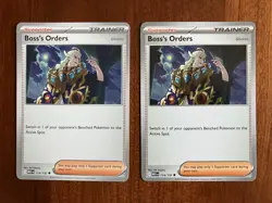 Boss's Orders 114/132 MEG Uncommon Pokemon TCG Playset x2 Non Holo NM - Image 1