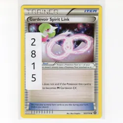 Pokemon TCG Gardevoir Spirit Link 101/114 XY Steam Siege Regular Card EN-LP 2016 - Image 3