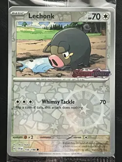 Pokemon Lechonk Promo Sealed - Best Buy Exclusive - 154/198 2 - Image 1