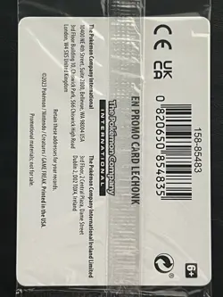 Pokemon Lechonk Promo Sealed - Best Buy Exclusive - 154/198 2 - Image 2
