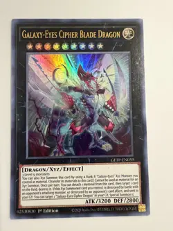 Galaxy-Eyes Cipher Blade Dragon GFTP-EN059 - Yugioh - 1st Edition LP - Image 1