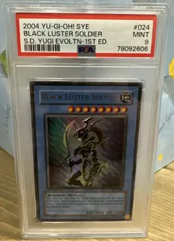 Yu-Gi-Oh! - Black Luster Soldier - SYE-024 - 1st Edition - PSA 9 - Image 1