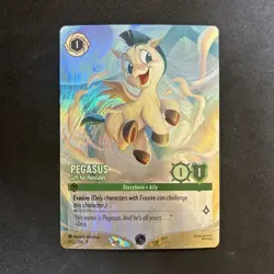 Disney Lorcana Challenge Promo Pegasus Gift For Hercules Foil 1/C2 EN 9 #4 - Image 1