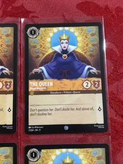 4x Disney Lorcana Fabled - The Queen - Regal Monarch - 7/204 x4 - Image 2