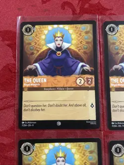 4x Disney Lorcana Fabled - The Queen - Regal Monarch - 7/204 x4 - Image 3