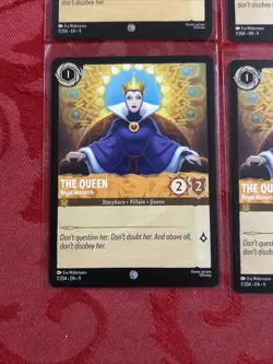 4x Disney Lorcana Fabled - The Queen - Regal Monarch - 7/204 x4 - Image 4