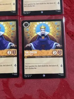 4x Disney Lorcana Fabled - The Queen - Regal Monarch - 7/204 x4 - Image 5
