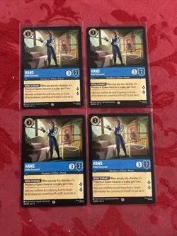 4x Disney Lorcana Fabled - Hans - Noble Scoundrel - 148/204 - M/NM x4 - Image 1