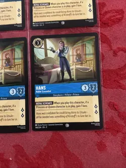 4x Disney Lorcana Fabled - Hans - Noble Scoundrel - 148/204 - M/NM x4 - Image 5