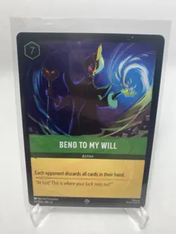 Disney Lorcana Azurite Sea - Bend to My Will 93/204 NM Super Rare Cold Foil - Image 2