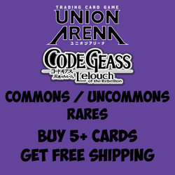 Union Arena TCG Code Geass Vol. 1 UE04 Near Mint Singles Choose Your Card - Image 1