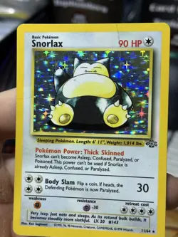 #4 Snorlax 11/64 Jungle 1999 Holo Rare WOTC Pokemon Card TCG - Image 4