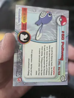 Pokemon Card Poliwag #60 TOPPS Series - NON-HOLO - NM Green Label - Image 2