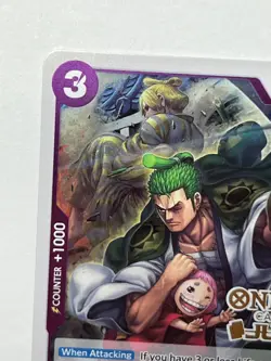 Zoro-Juurou OP05-067 Judge Pack Vol. 3 Stamped Foil Promotion Card MINT - Image 3