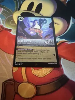 John Silver - Greedy Treasure Seeker 29/P1 Disney Lorcana Promo Card NM - Image 1