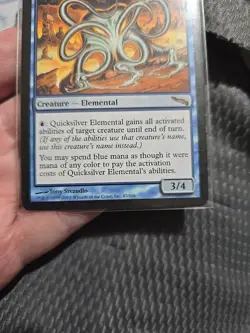MTG Mirrodin - Quicksilver Elemental Card - Great MP - Image 3