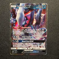 Darkrai GX 88/147 Burning Shadows Ultra Rare Pokemon Card LP+ MN- - Image 1