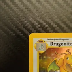 Pokemon Dragonite Holo Rare Fossil 4/62 100 HP 1999 Wizards Card - Image 3