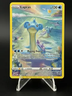 Lapras GG05/GG70 Crown Zenith: Galarian Gallery Ultra Rare Holo Pokemon Card - Image 1