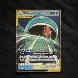 Pokemon Magikarp & Wailord GX TAG TEAM Promo Holo SM166 300 HP Card 2019 - Image 1