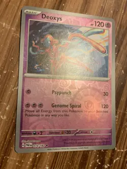 Deoxys 74/182 Reverse Holo Pokemon TCG Paradox Rift Card Lp Rare - Image 4