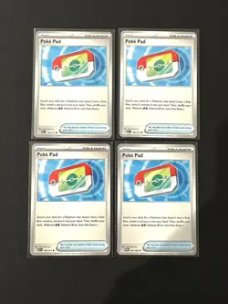 Poke Pad 4 Card Lot - Pokemon TCG - 3 Ascended Heroes + 1 Perfect Order - Image 1