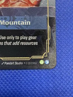 Riftbound METAL Card - Ornn Fire Below The Mountain - Vegas Prize Wall Exclusive - Image 3