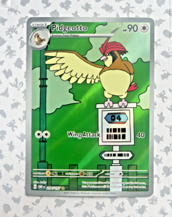 Pokemon Pidgeotto TCG SV03 Obsidian Flames Holo Illustration Rare Card 208/197 - Image 1