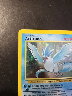 Pokemon TCG 1999 Fossil Articuno Holo Rare Card 2/62 - Image 4
