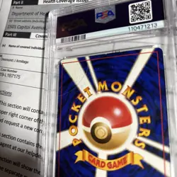 Pokemon TCG Holo Ultra Rare Dark Arbok Card 2/82 PSA 4 - Image 3