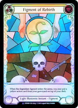 FAB COLD FOIL Figment of Rebirth // Avalon, Archangel of Rebirth - Dusk till - Image 1